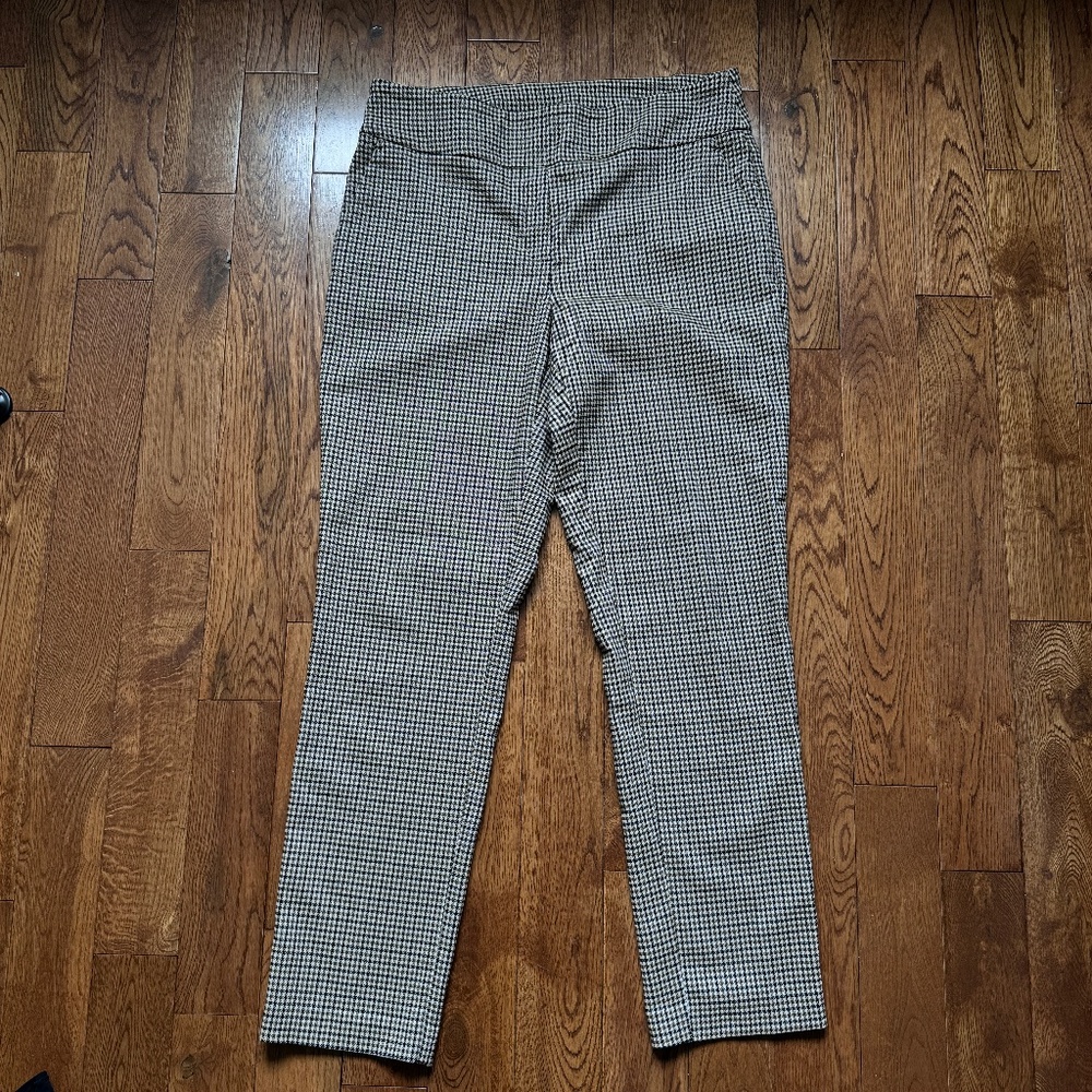 S.C.&CO - Cream - Brown and Black Chekered Pants